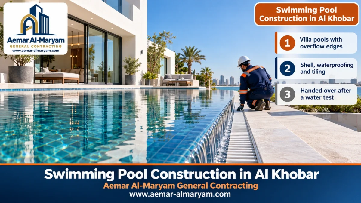 Swimming Pool Construction in Al Khobar