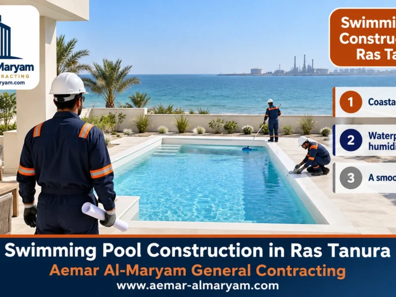 Swimming Pool Construction in Ras Tanura