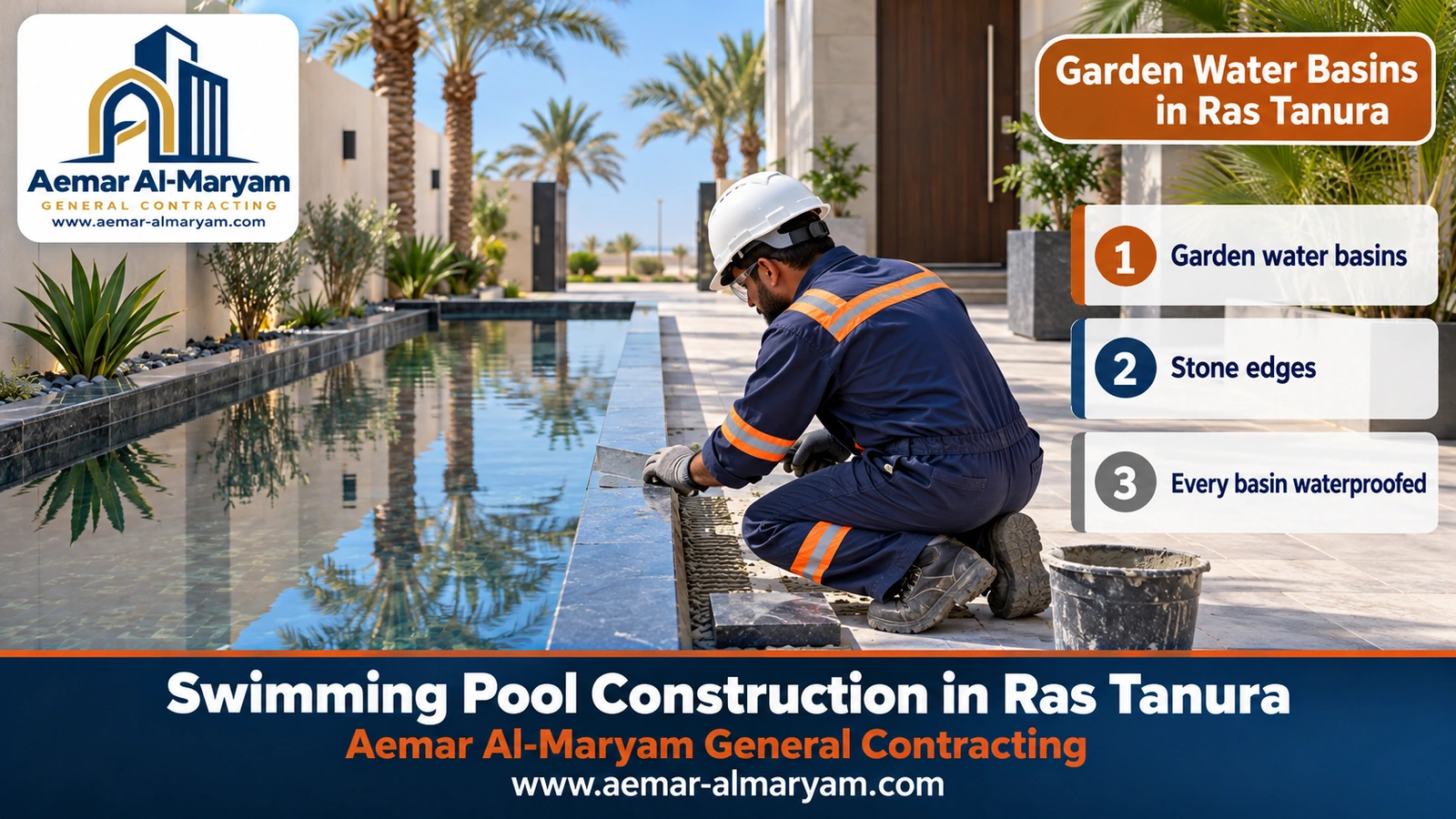 Garden Water Basins in Ras Tanura