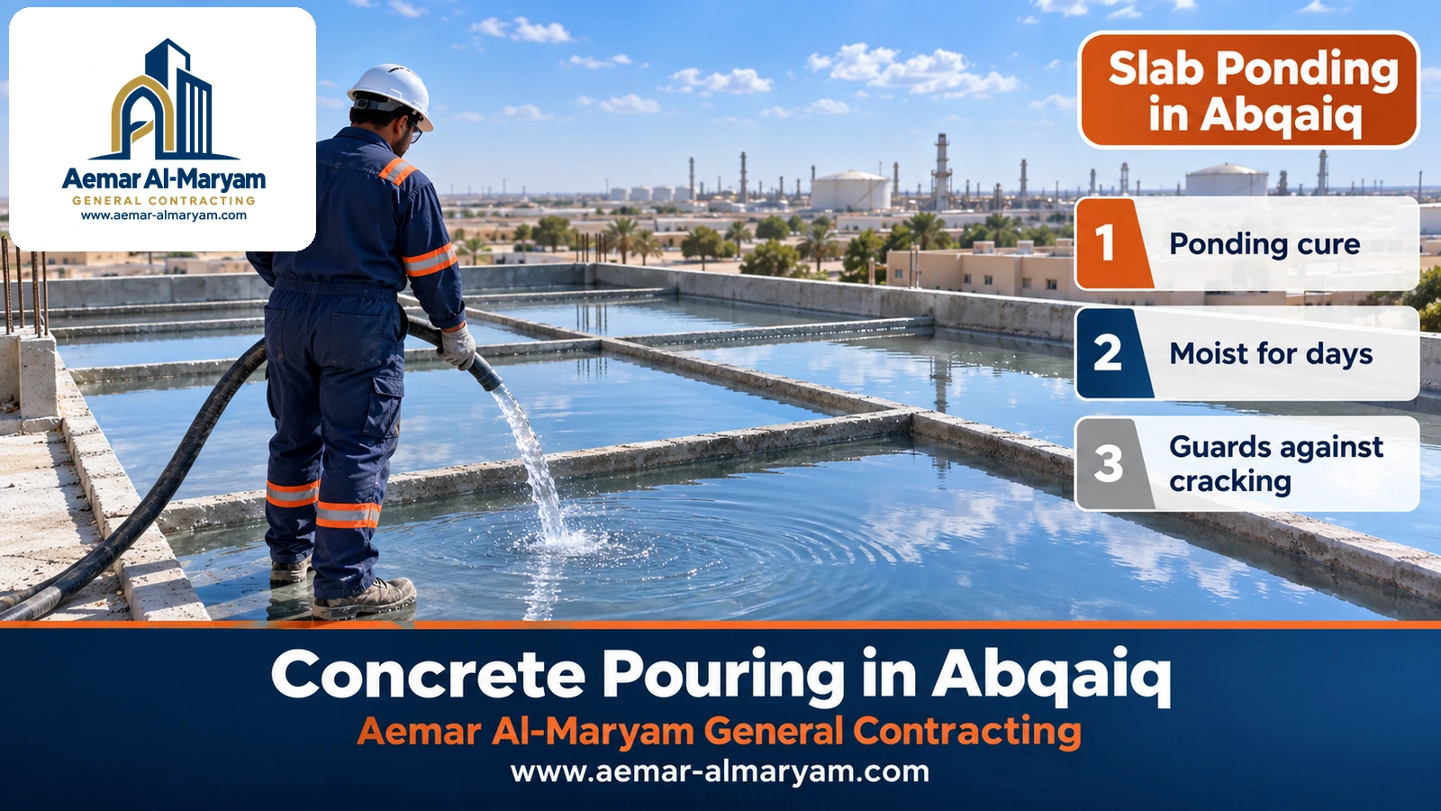 Slab Ponding in Abqaiq