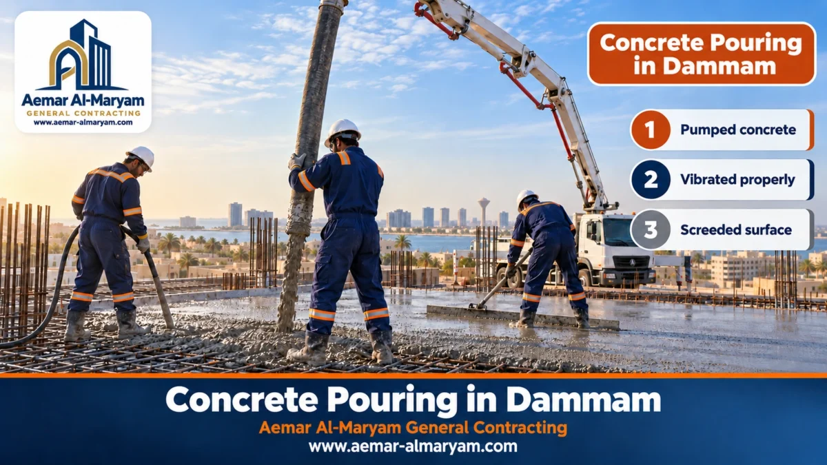Concrete Pouring in Dammam