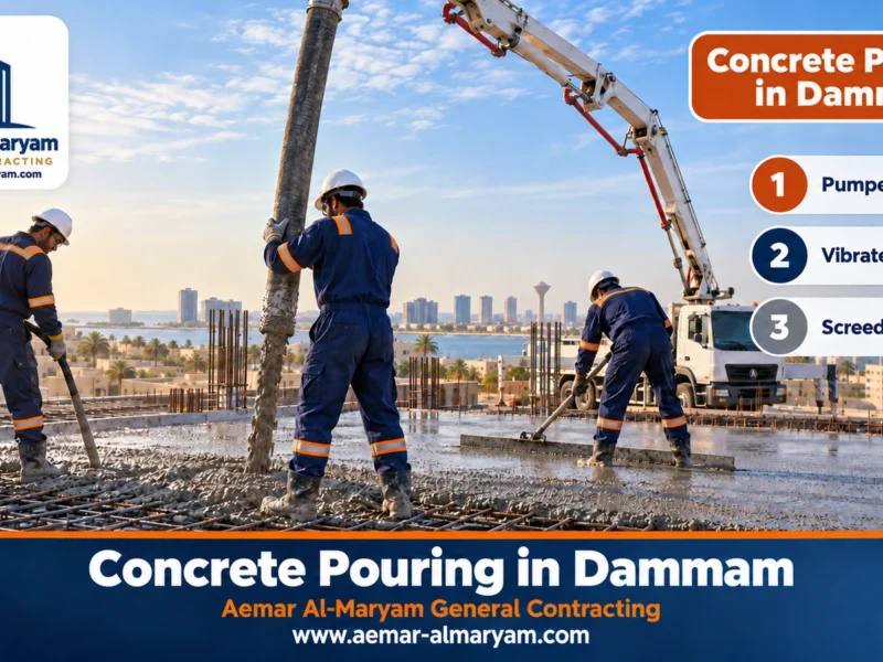 Concrete Pouring Contractor in Dammam