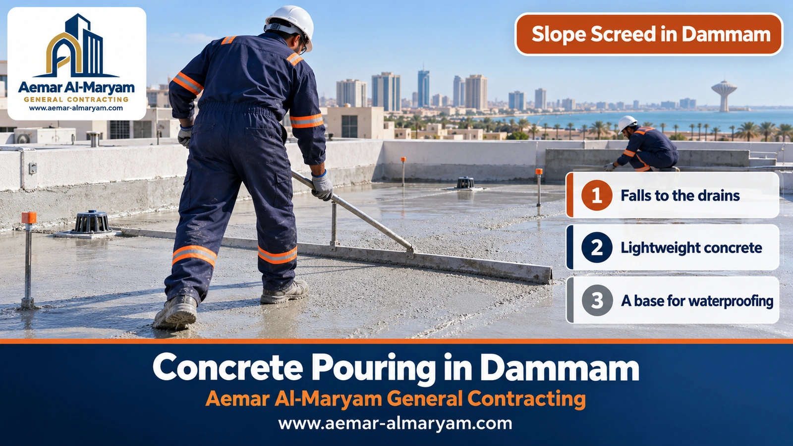 Slope Screed in Dammam