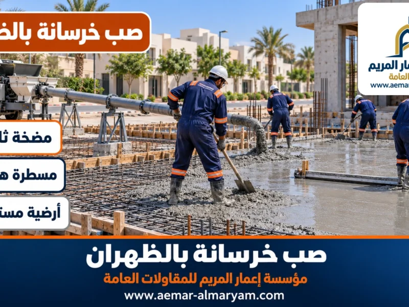 صب خرسانة بالظهران