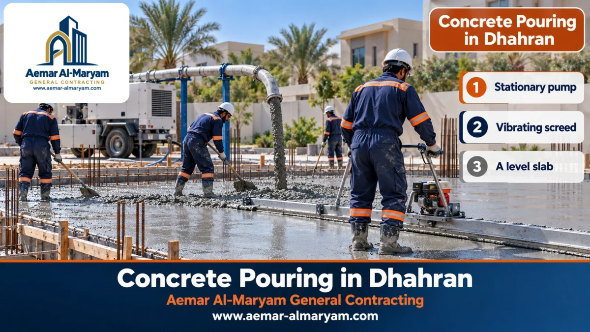 Concrete Pouring in Dhahran