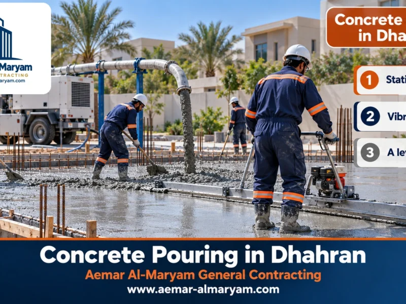 Concrete Pouring in Dhahran