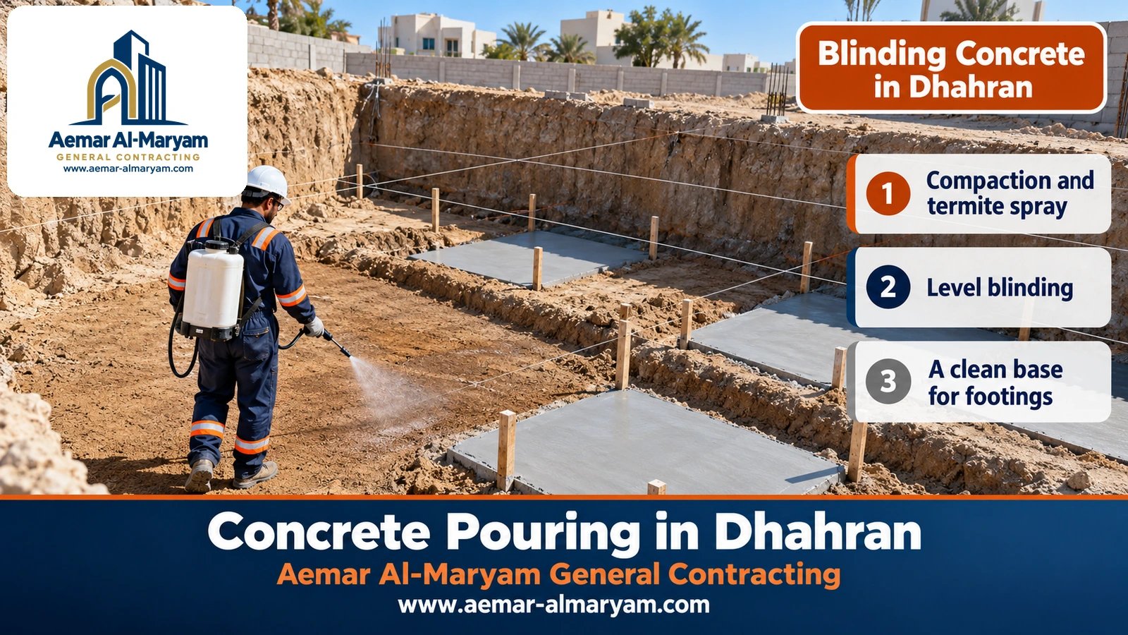 Blinding Concrete in Dhahran