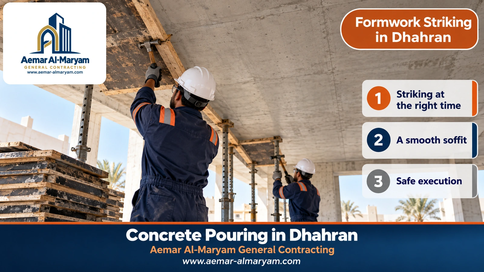 Formwork Striking in Dhahran