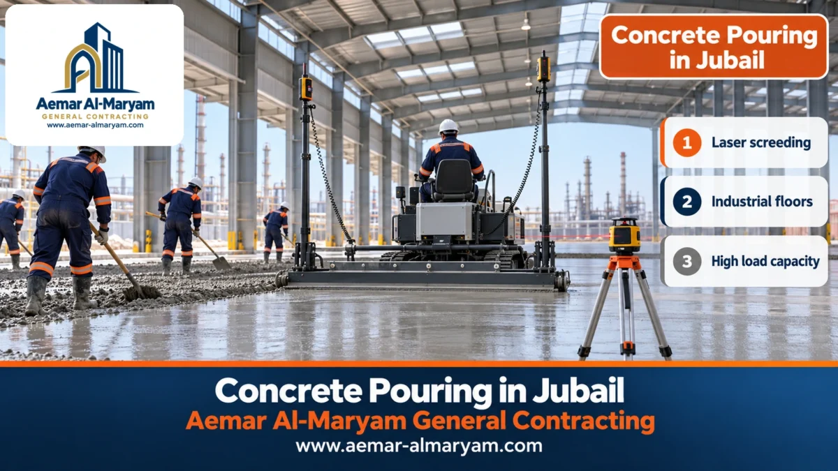 Concrete Pouring in Jubail