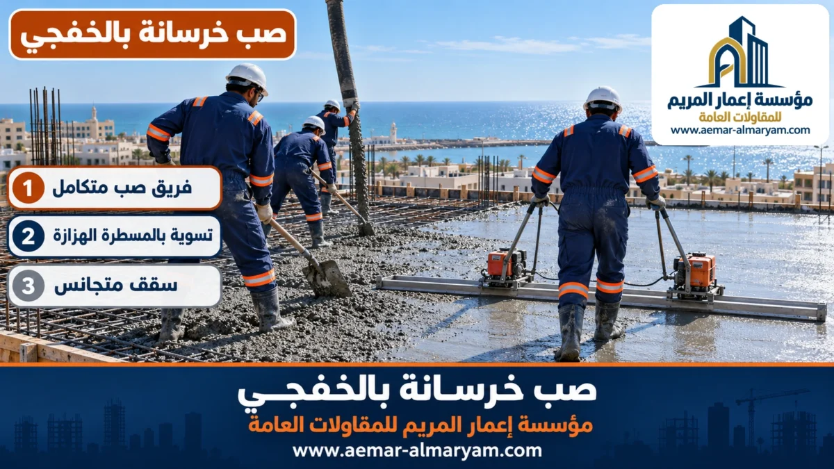 صب خرسانة بالخفجي