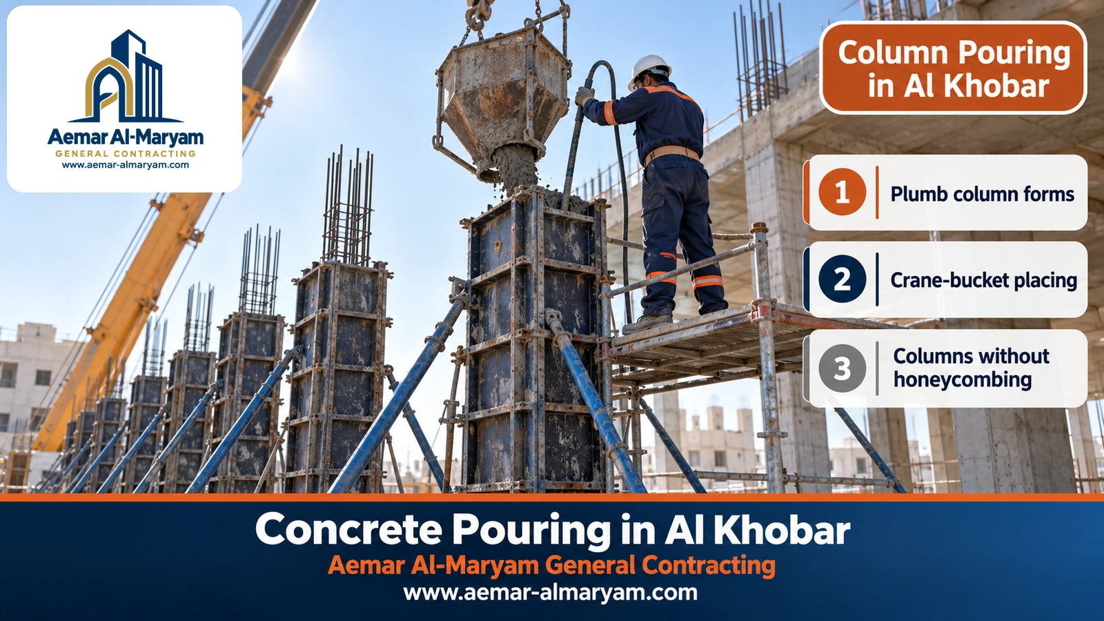 Column Pouring in Al Khobar