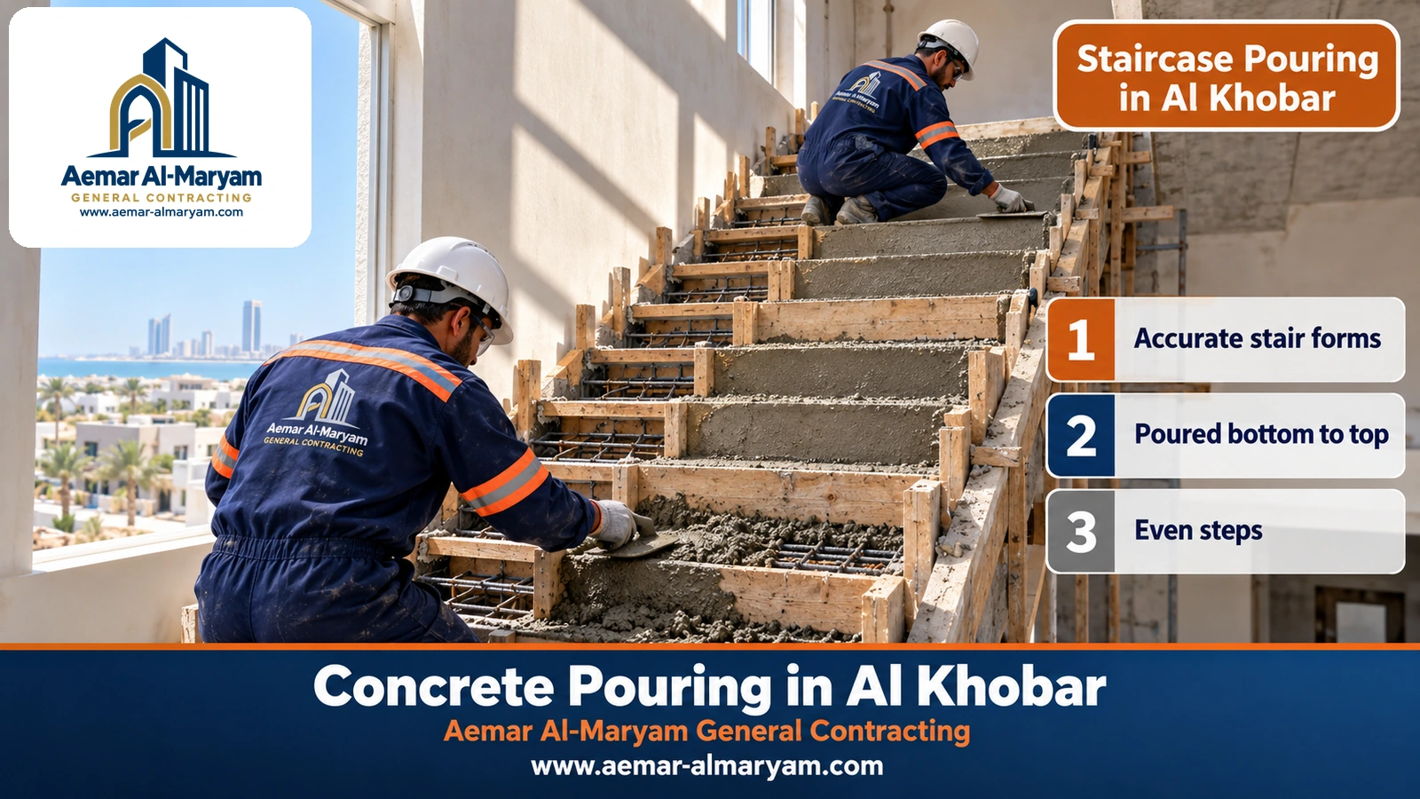Staircase Pouring in Al Khobar