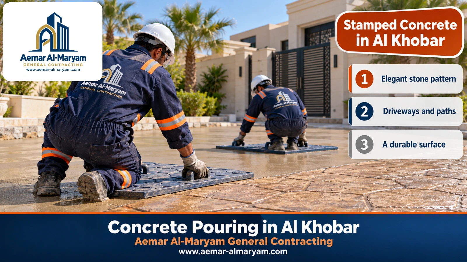 Stamped Concrete in Al Khobar