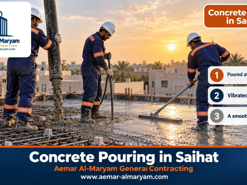 Concrete Pouring in Saihat