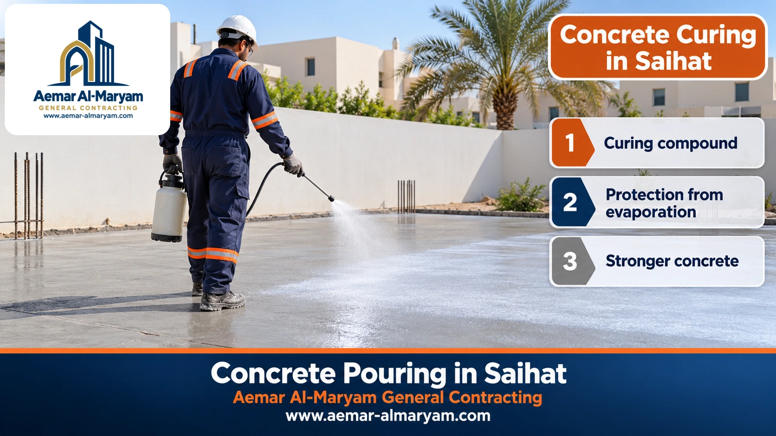Concrete Curing in Saihat