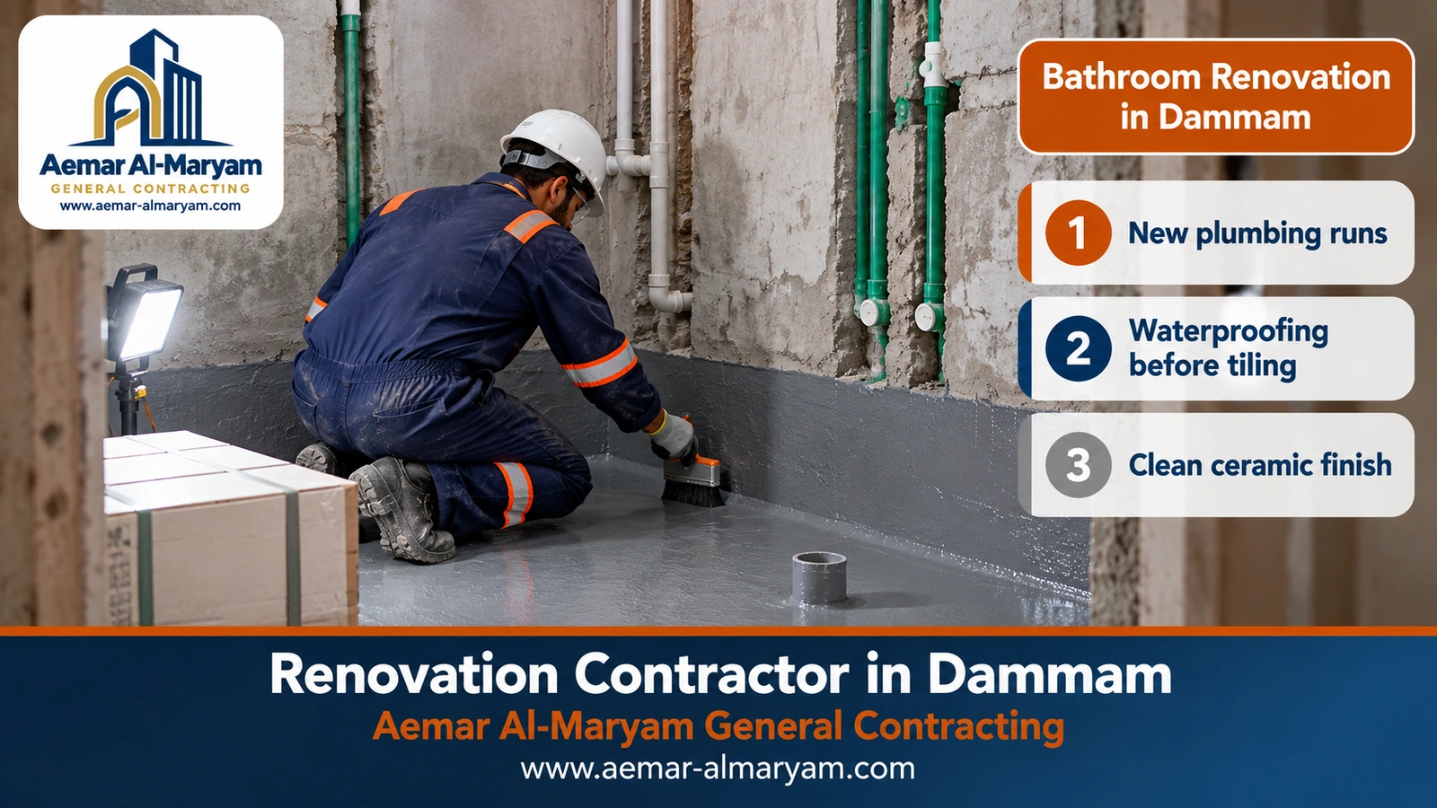 Bathroom Renovation in Dammam