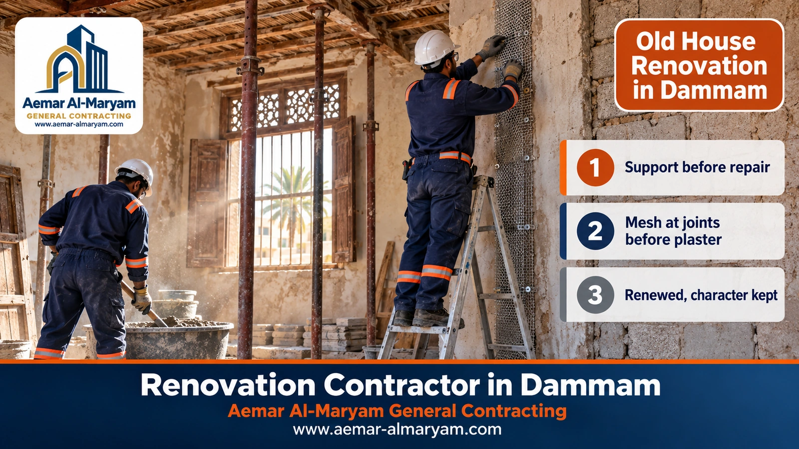 Old House Renovation in Dammam