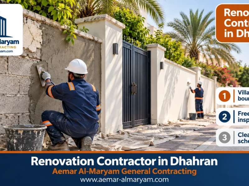 Renovation Contractor in Dhahran