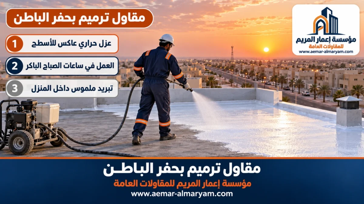 مقاول ترميم بحفر الباطن