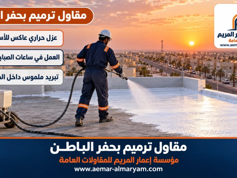 مقاول ترميم بحفر الباطن