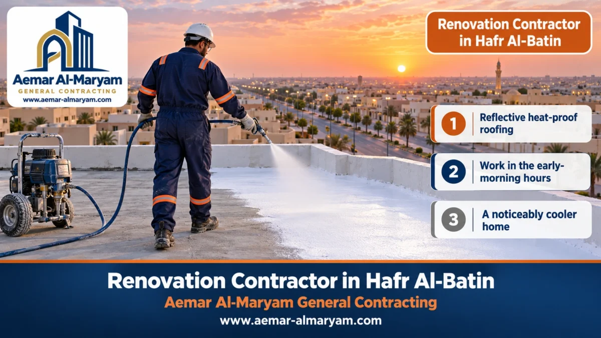 Renovation Contractor in Hafr Al-Batin