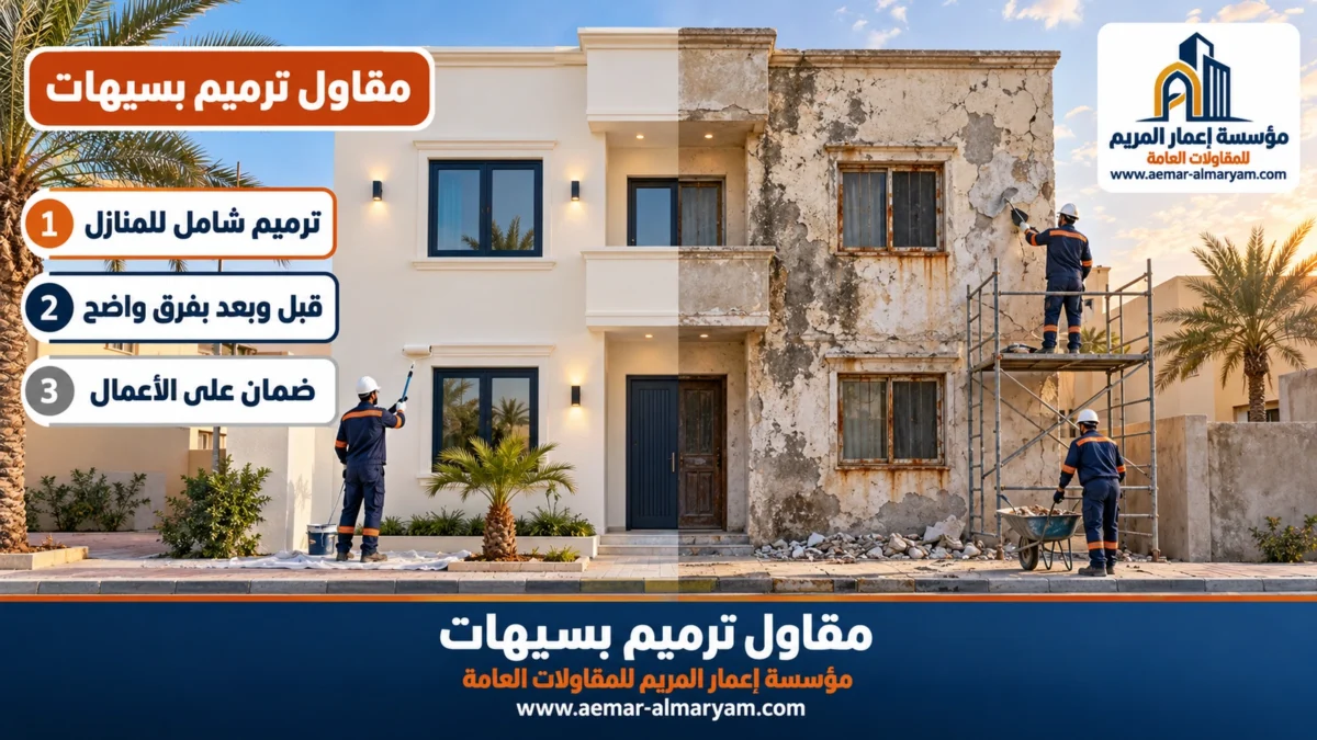 مقاول ترميم بسيهات