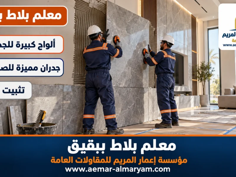 معلم بلاط ببقيق