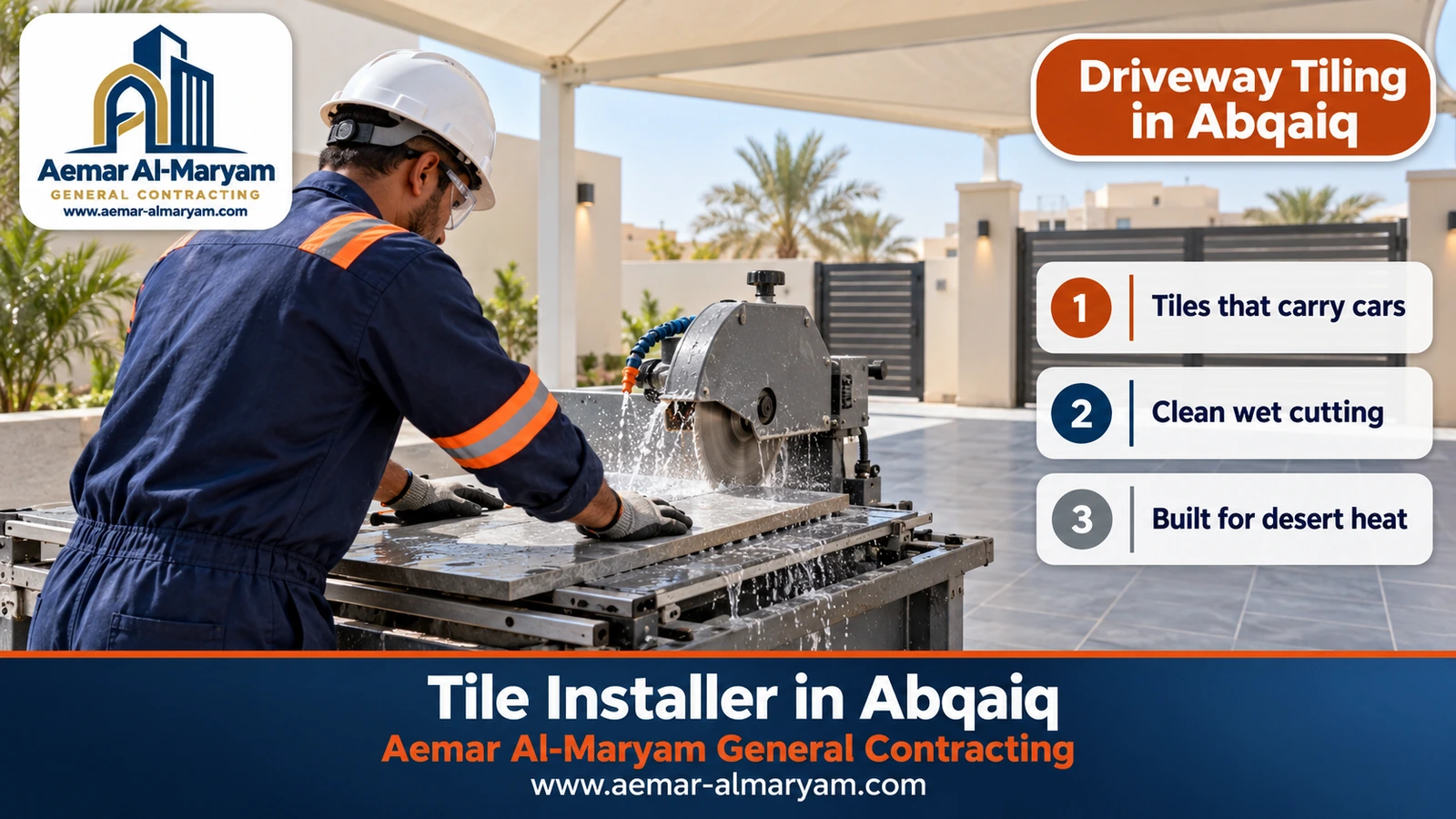 Driveway Tiling in Abqaiq