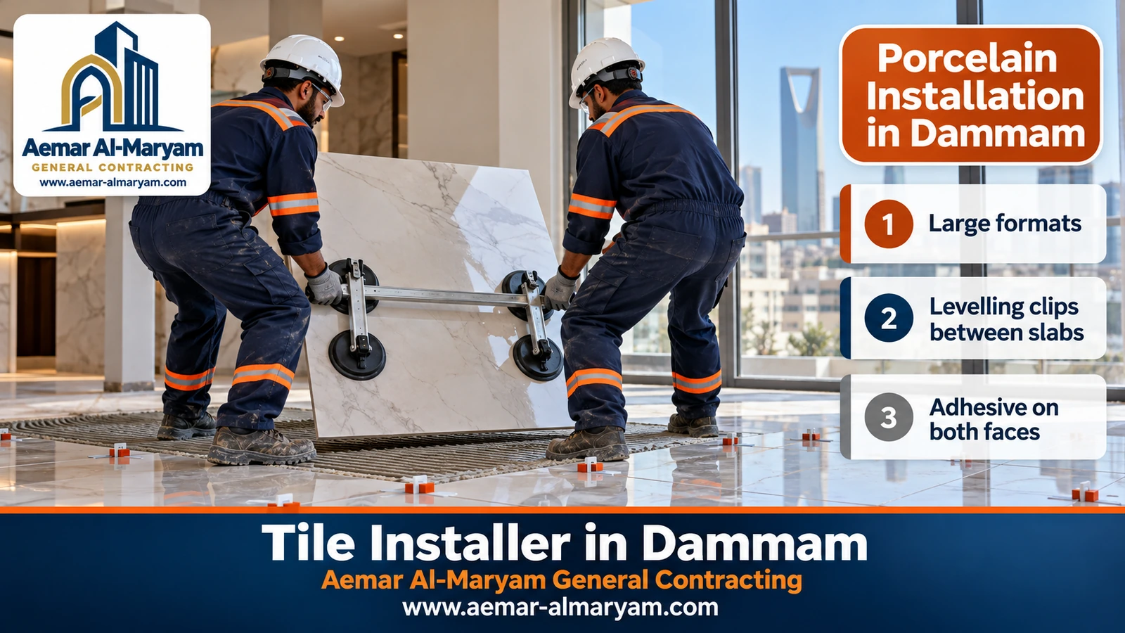 Porcelain Installation in Dammam