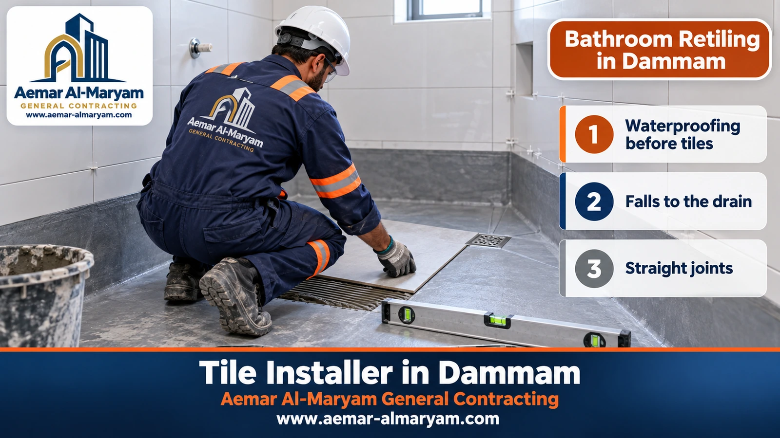 Bathroom Retiling in Dammam