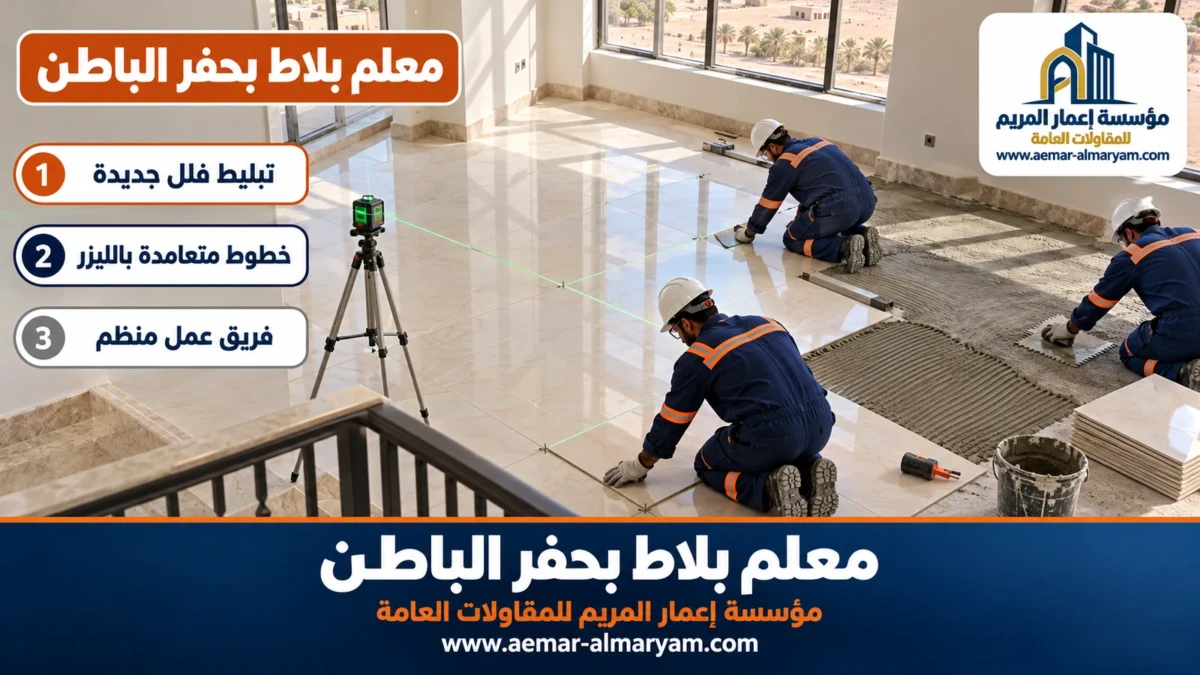 معلم بلاط بحفر الباطن