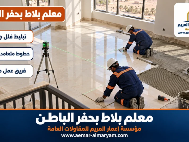 معلم بلاط بحفر الباطن