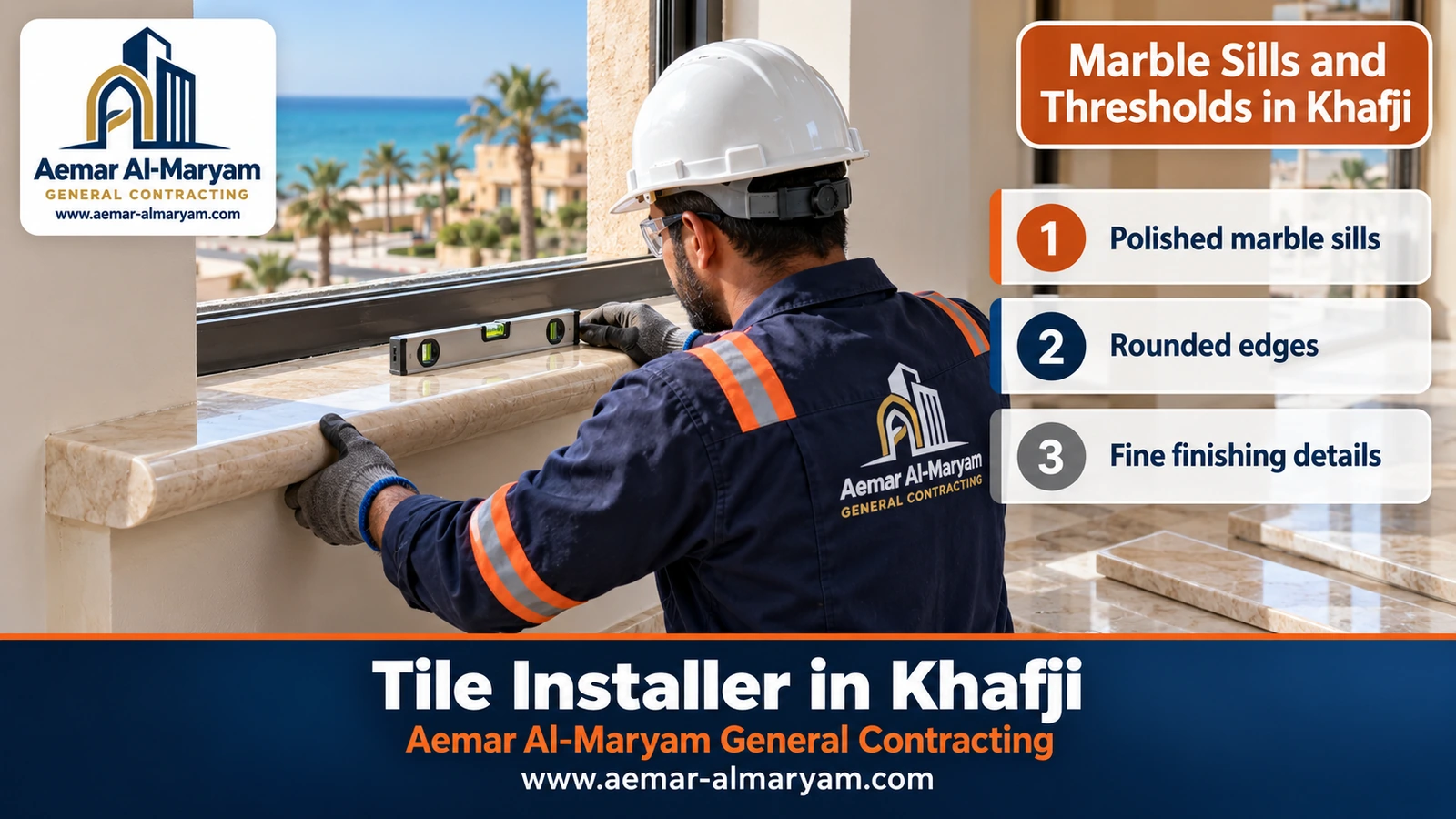 Marble Sills and Thresholds in Khafji
