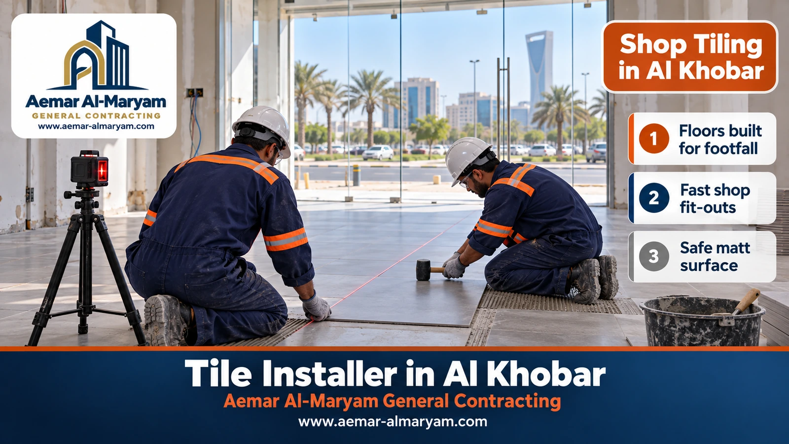 Shop Tiling in Al Khobar