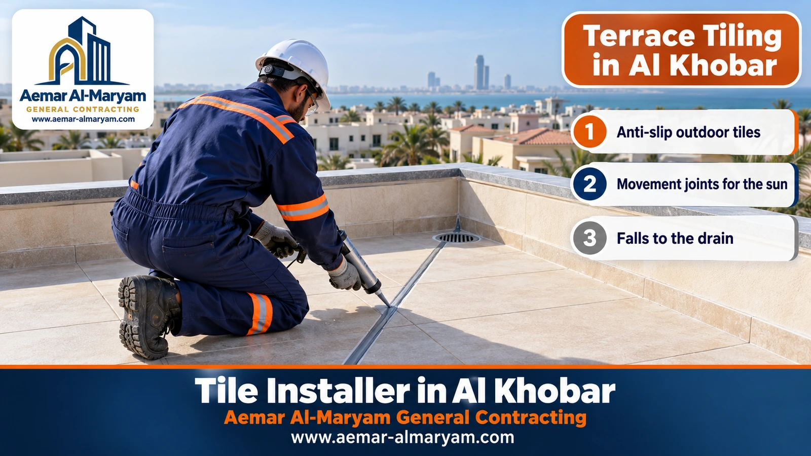 Terrace Tiling in Al Khobar