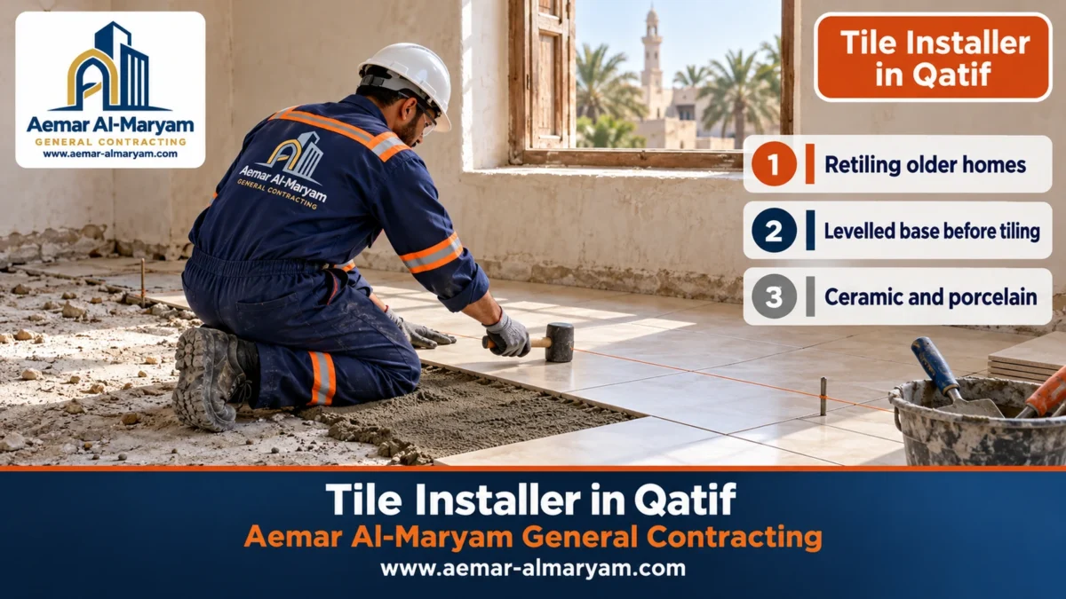 Tile Installer in Qatif