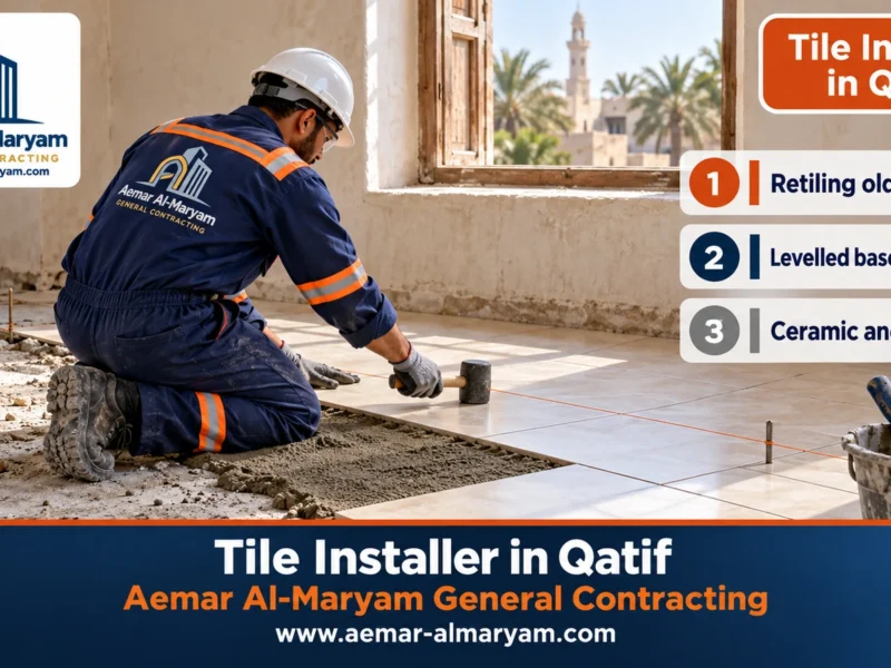 Tile Installer in Qatif