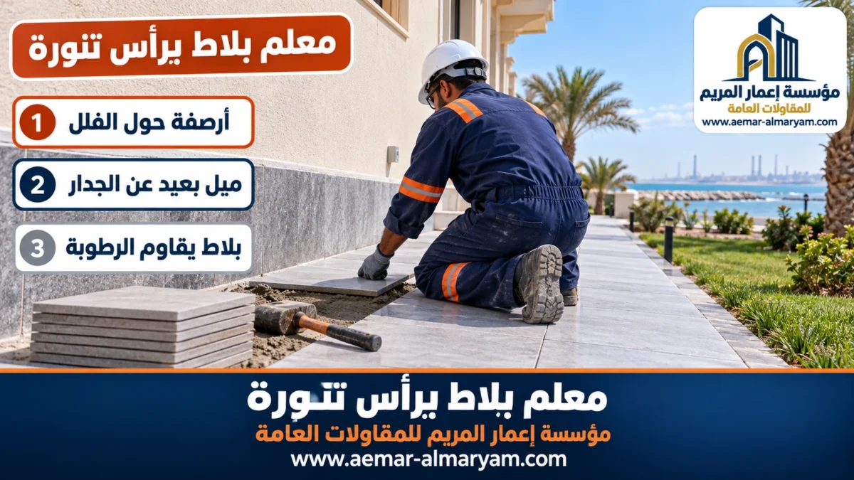 معلم بلاط براس تنورة