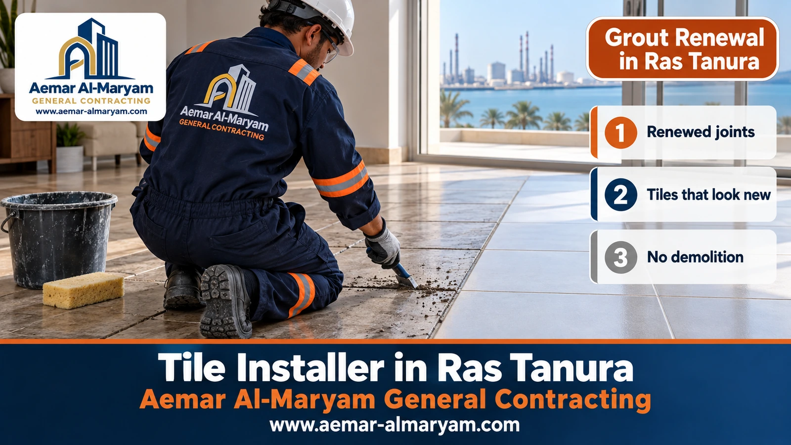 Grout Renewal in Ras Tanura